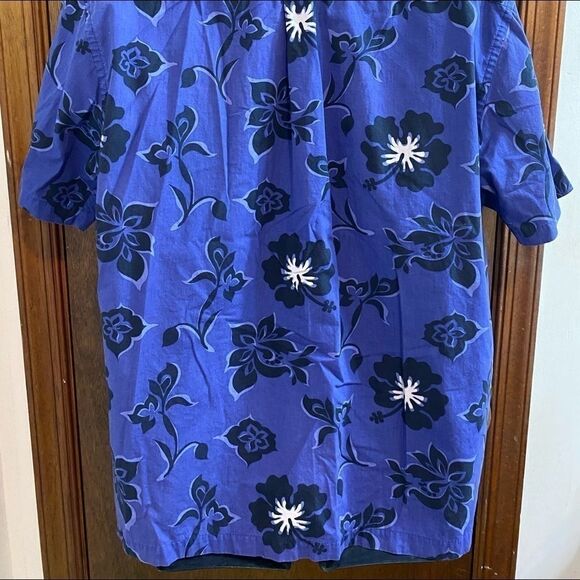 Tommy Hilfiger Floral Hawaiian Shirt Size Large - Picture 4 of 7